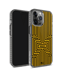DailyObjects Maze Ochre Stride 2.0 Case Cover For iPhone 12 Pro