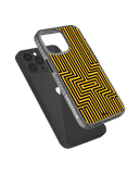 DailyObjects Maze Ochre Stride 2.0 Case Cover For iPhone 12 Pro