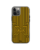 DailyObjects Maze Ochre Stride 2.0 Case Cover For iPhone 12 Pro Max