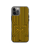 DailyObjects Maze Ochre Stride 2.0 Case Cover For iPhone 12 Pro