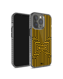 DailyObjects Maze Ochre Stride 2.0 Case Cover For iPhone 13 Pro