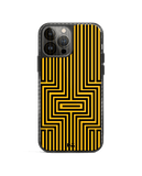 DailyObjects Maze Ochre Stride 2.0 Case Cover For iPhone 13 Pro Max