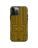 DailyObjects Maze Ochre Stride 2.0 Case Cover For iPhone 13 Pro