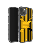 DailyObjects Maze Ochre Stride 2.0 Phone Case Cover For iPhone 14 Plus
