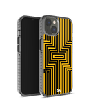 DailyObjects Maze Ochre Stride 2.0 Phone Case Cover For iPhone 15 Plus