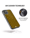 DailyObjects Maze Ochre Stride 2.0 Phone Case Cover For iPhone 15 Plus