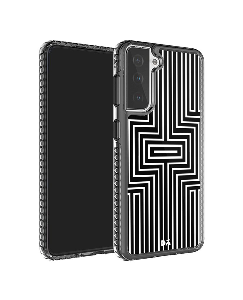 DailyObjects Maze White Stride 2.0 Case Cover For Samsung Galaxy S21 FE