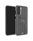DailyObjects Maze White Stride 2.0 Case Cover For Samsung Galaxy S21 FE