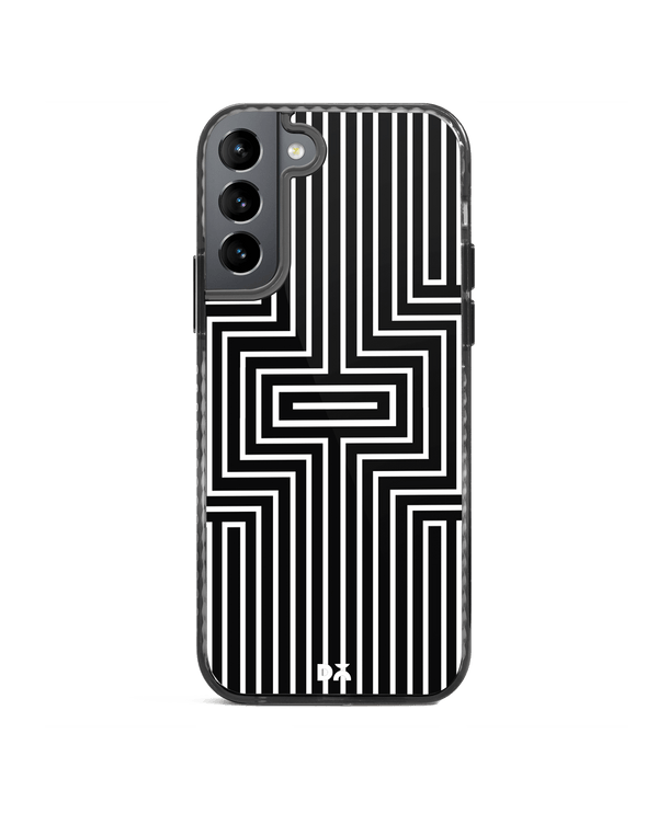 DailyObjects Maze White Stride 2.0 Case Cover For Samsung Galaxy S21