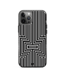 DailyObjects Maze White Stride 2.0 Case Cover For iPhone 12 Pro Max