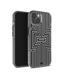DailyObjects Maze White Stride 2.0 Case Cover For iPhone 13