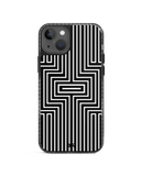 DailyObjects Maze White Stride 2.0 Case Cover For iPhone 13 Mini