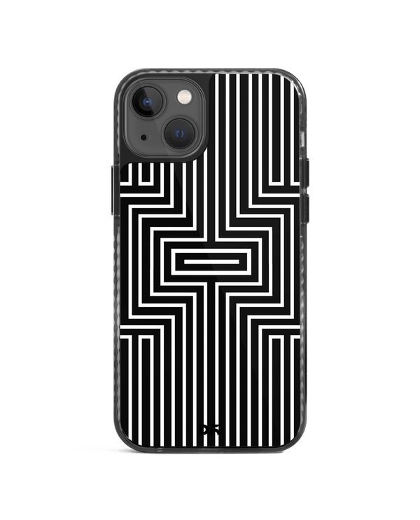 DailyObjects Maze White Stride 2.0 Case Cover For iPhone 13