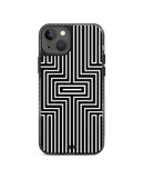 DailyObjects Maze White Stride 2.0 Case Cover For iPhone 13