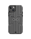 DailyObjects Maze White Stride 2.0 Phone Case Cover For iPhone 14