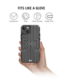 DailyObjects Maze White Stride 2.0 Phone Case Cover For iPhone 15 Plus