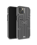 DailyObjects Maze White Stride 2.0 Phone Case Cover For iPhone 15 Plus