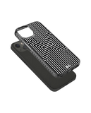 DailyObjects Maze White Stride 2.0 Phone Case Cover For iPhone 15 Plus