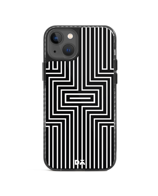 DailyObjects Maze White Stride 2.0 Phone Case Cover For iPhone 15 Plus
