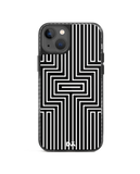 DailyObjects Maze White Stride 2.0 Phone Case Cover For iPhone 15 Plus