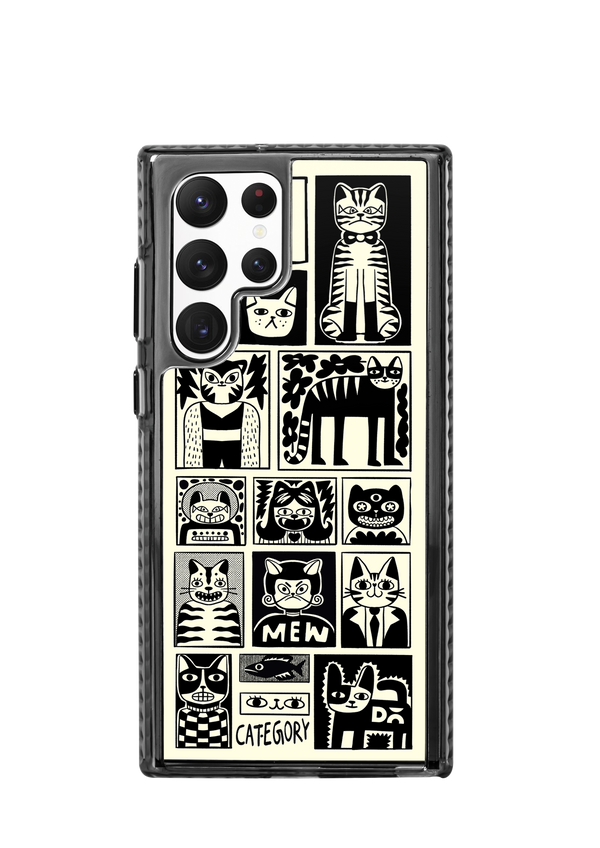 DailyObjects Mew Men Stride 2.0 Case Cover For Samsung Galaxy S22 Ultra