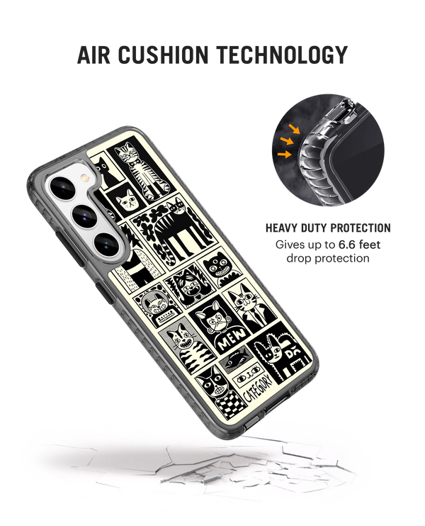 DailyObjects Mew Men Stride 2.0 Case Cover For Samsung Galaxy S23 Plus