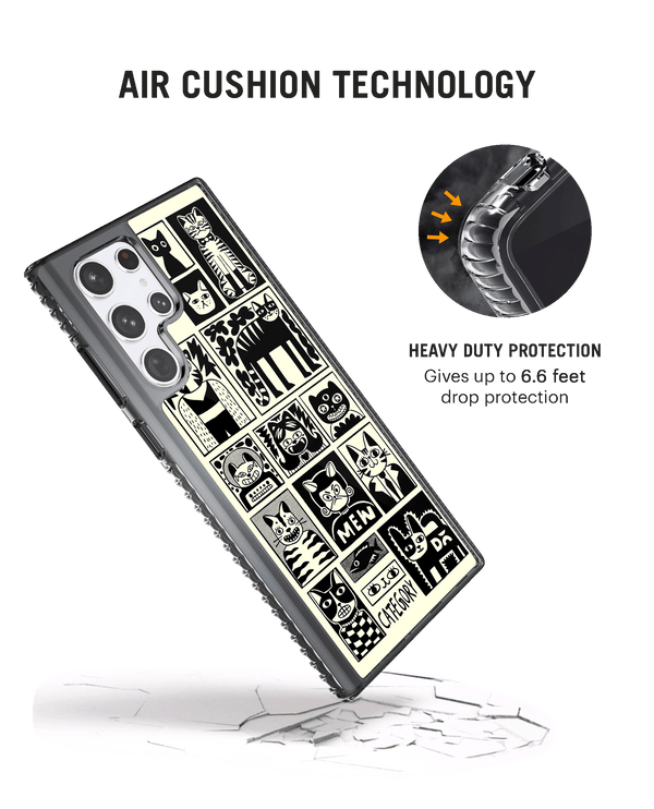 DailyObjects Mew Men Stride 2.0 Case Cover For Samsung Galaxy S23 Ultra