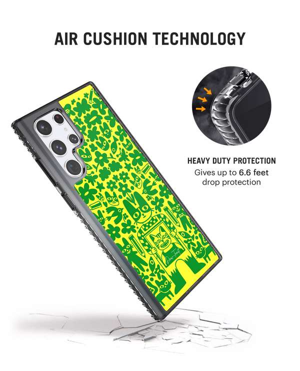 DailyObjects Mew Sketch Stride 2.0 Case Cover For Samsung Galaxy S22 Ultra