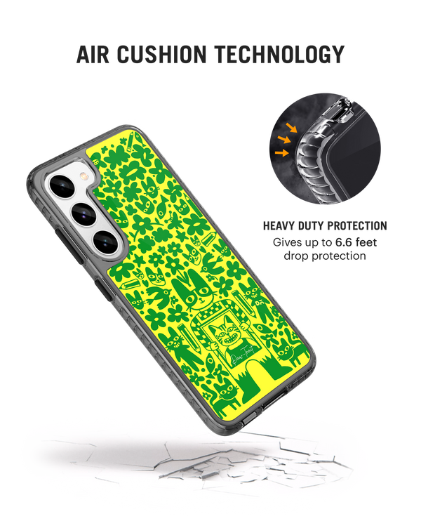 DailyObjects Mew Sketch Stride 2.0 Case Cover For Samsung Galaxy S23