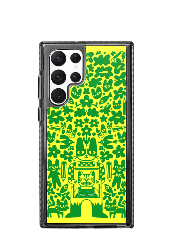 DailyObjects Mew Sketch Stride 2.0 Case Cover For Samsung Galaxy S23 Ultra