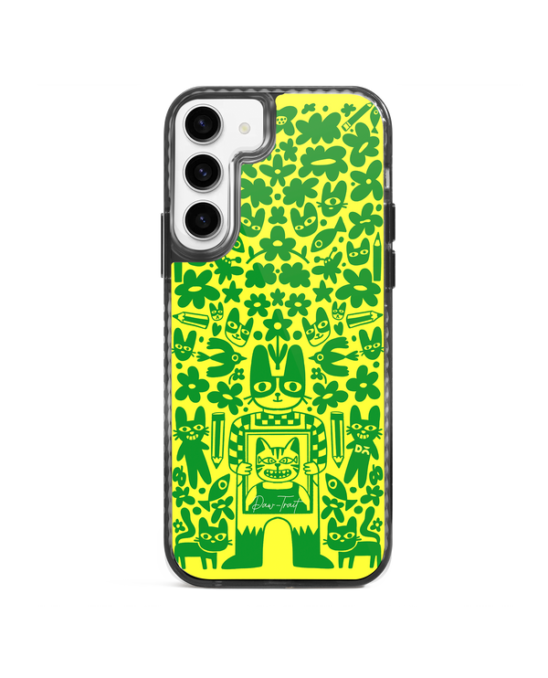 DailyObjects Mew Sketch Stride 2.0 Case Cover For Samsung Galaxy S23