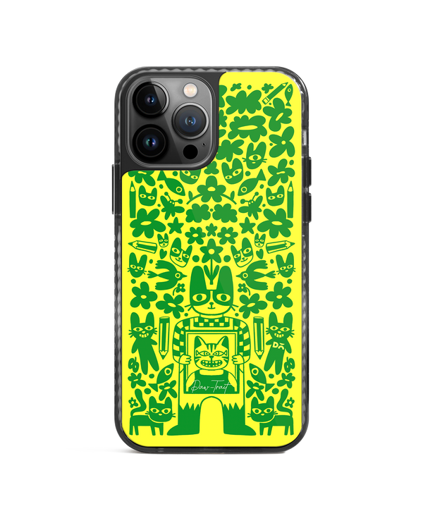 DailyObjects Mew Sketch Stride 2.0 Case Cover For iPhone 13 Pro Max