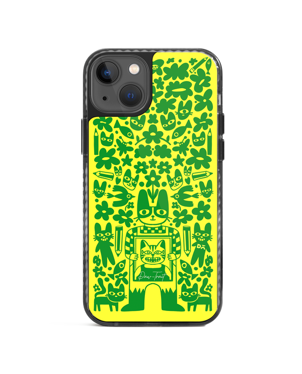 DailyObjects Mew Sketch Stride 2.0 Phone Case Cover For iPhone 14