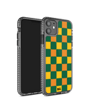 DailyObjects Multi Green Checkerboard Stride 2.0 Case Cover For iPhone 11