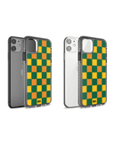 DailyObjects Multi Green Checkerboard Stride 2.0 Case Cover For iPhone 11