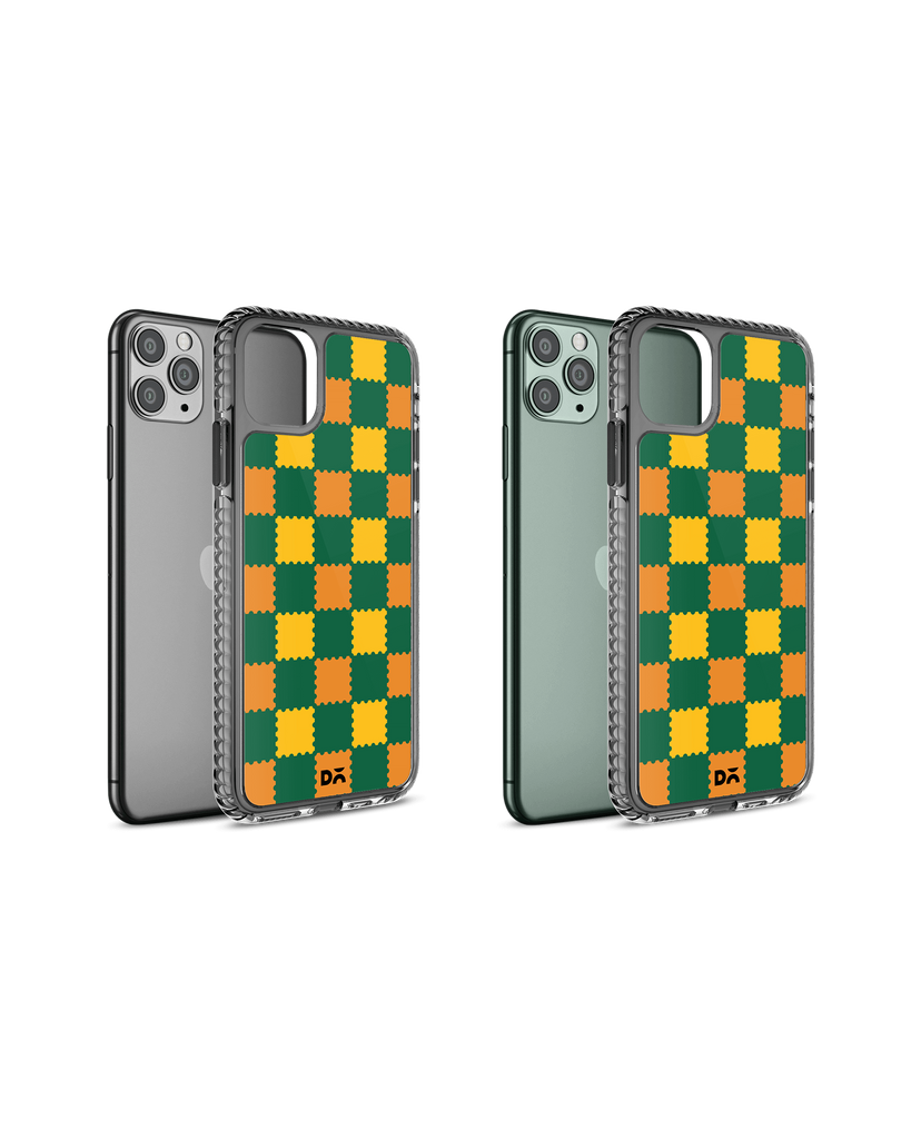 DailyObjects Multi Green Checkerboard Stride 2.0 Case Cover For iPhone 11 Pro