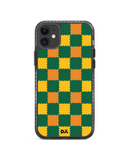 DailyObjects Multi Green Checkerboard Stride 2.0 Case Cover For iPhone 11