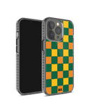 DailyObjects Multi Green Checkerboard Stride 2.0 Phone Case Cover For iPhone 14 Pro Max