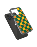 DailyObjects Multi Green Checkerboard Stride 2.0 Phone Case Cover For iPhone 14 Pro Max