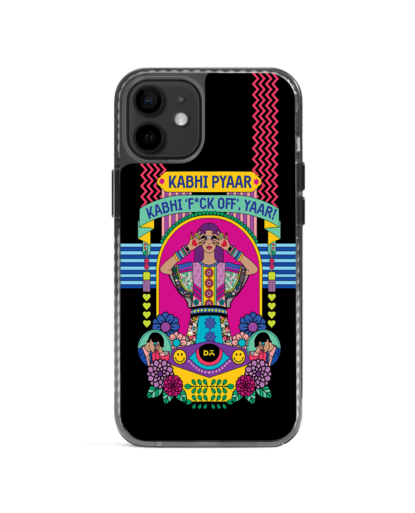 DailyObjects Nasty Pyaar Stride 2.0 Case Cover For iPhone 12
