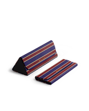 Navy & Red Stripes - Foldaway Slim Eyewear/Sunglass Case