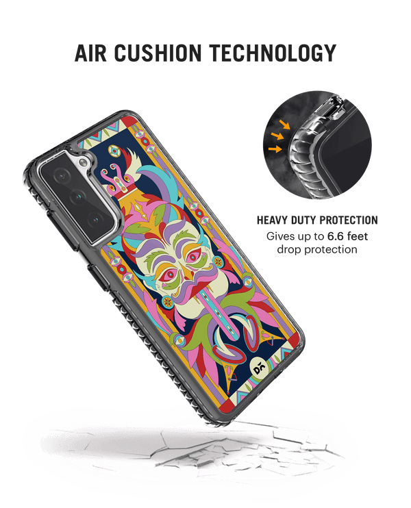 DailyObjects Nazar Mela Stride 2.0 Case Cover For Samsung Galaxy S21