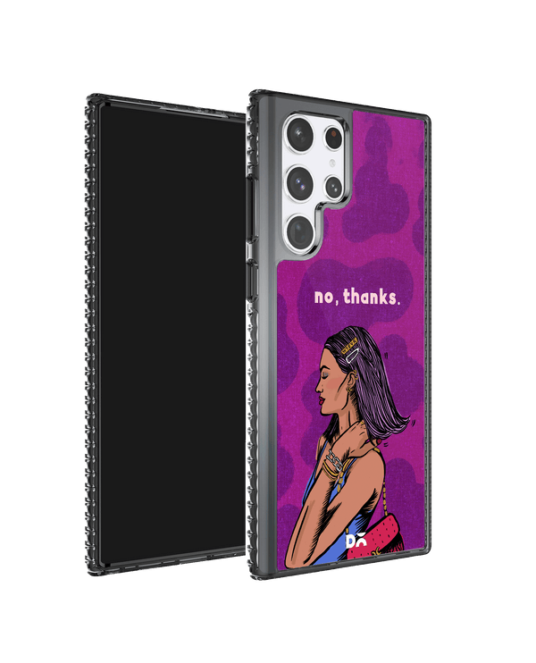 DailyObjects No thanks Stride 2.0 Case Cover For Samsung Galaxy S23 Ultra