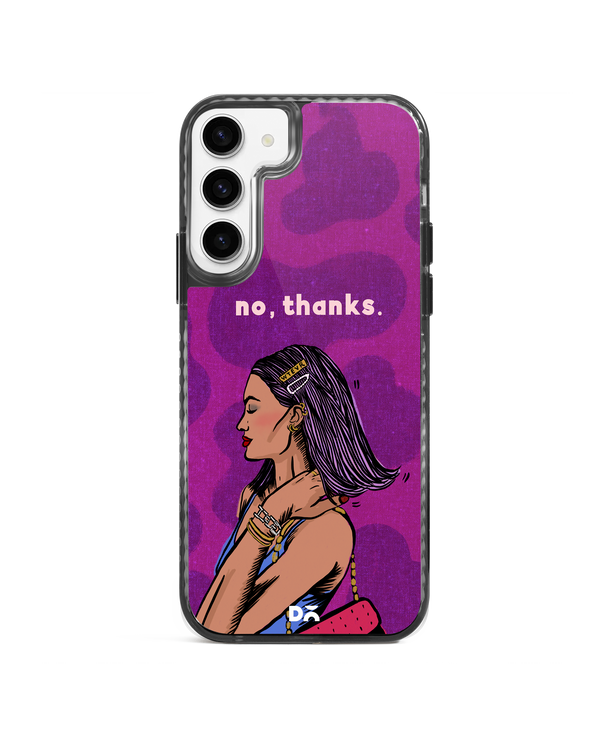 DailyObjects No thanks Stride 2.0 Case Cover For Samsung Galaxy S23