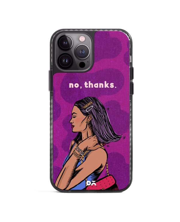 DailyObjects No thanks Stride 2.0 Case Cover For iPhone 13 Pro Max