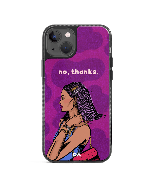 DailyObjects No thanks Stride 2.0 Case Cover For iPhone 13