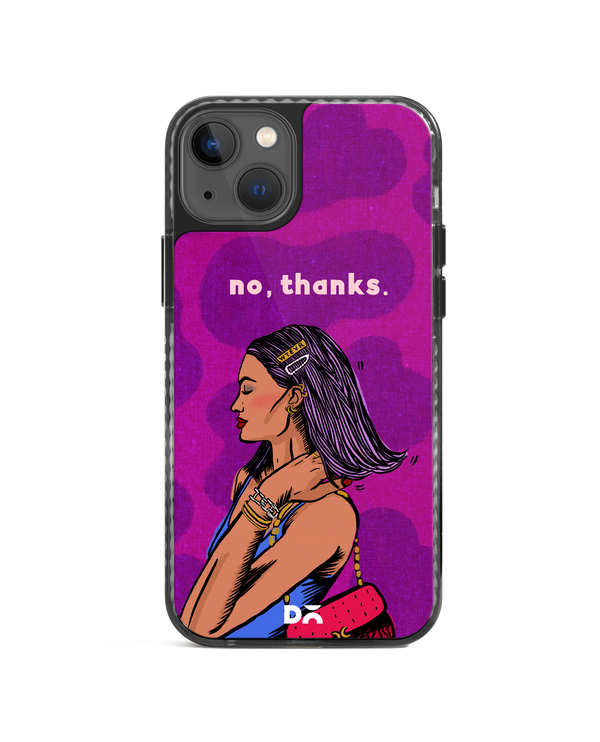 DailyObjects No thanks Stride 2.0 Phone Case Cover For iPhone 15 Plus