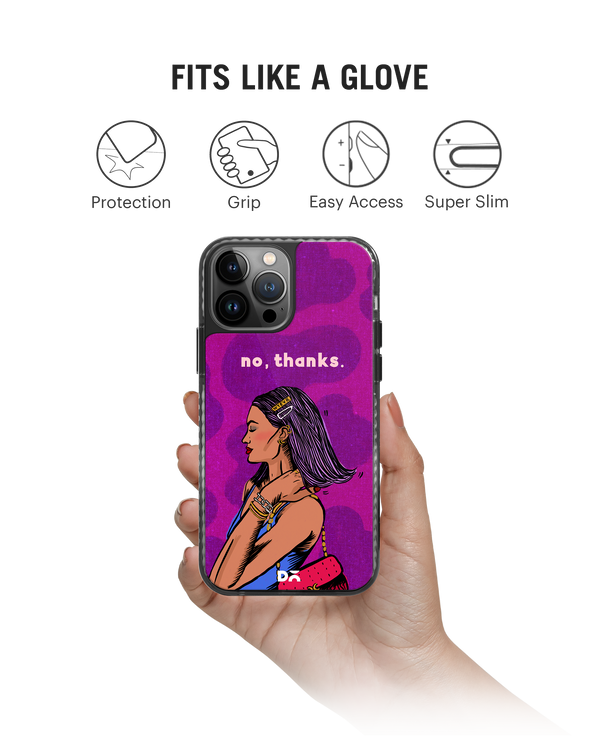 DailyObjects No thanks Stride 2.0 Phone Case Cover For iPhone 15 Pro