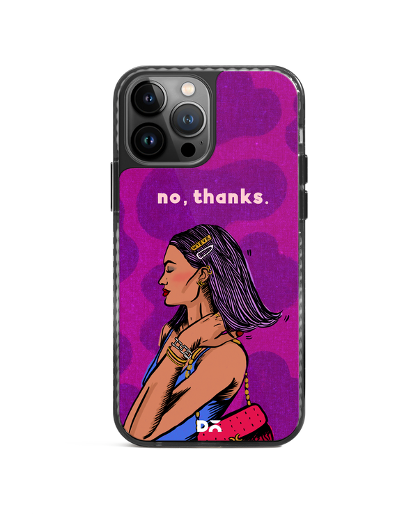 DailyObjects No thanks Stride 2.0 Phone Case Cover For iPhone 15 Pro