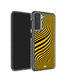 DailyObjects Ochre Waves Stride 2.0 Case Cover For Samsung Galaxy S21